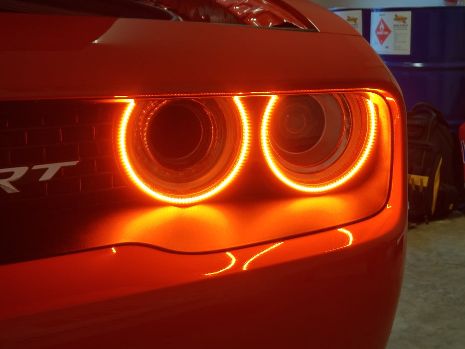 Oracle Lighting 3990-332 Dynamic ColorSHIFT Headlight Halo Kit - Surface Mount - Truck Part Superstore