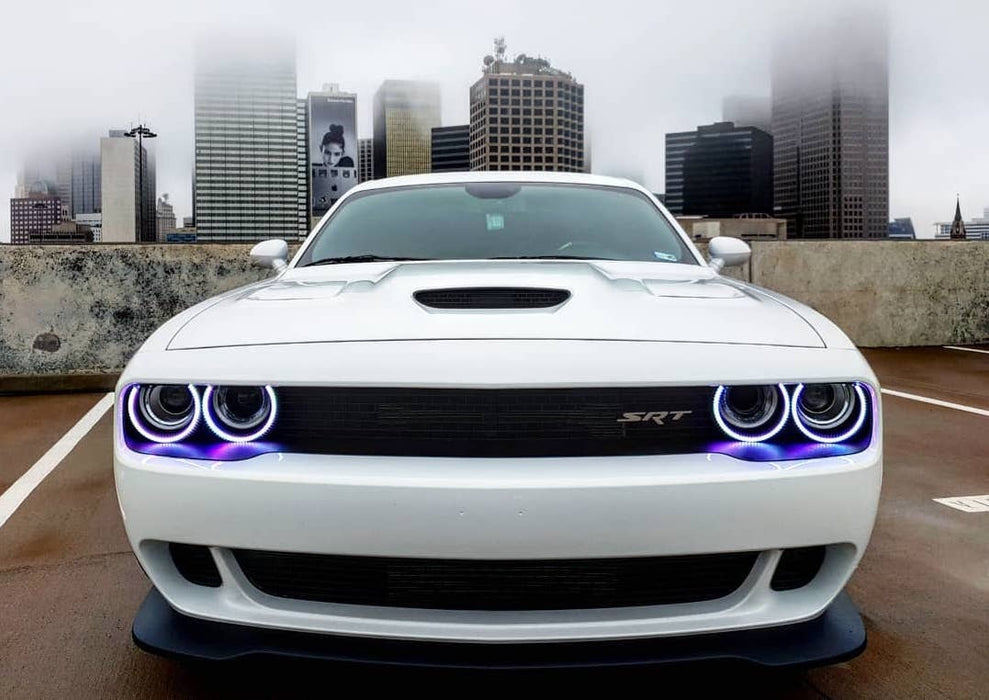 Oracle Lighting 3990-332 Dynamic ColorSHIFT Headlight Halo Kit - Surface Mount - Truck Part Superstore
