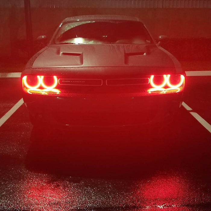 Oracle Lighting 3990-332 Dynamic ColorSHIFT Headlight Halo Kit - Surface Mount - Truck Part Superstore