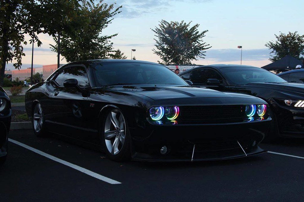 Oracle Lighting 3990-332 Dynamic ColorSHIFT Headlight Halo Kit - Surface Mount - Truck Part Superstore