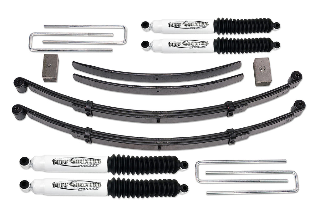 Tuff Country 34700KN 4 Inch Lift Kit 69-93 Dodge Ramcharger and Truck 1/2 & 3/4 Ton 4x4 W150 / W250 w/ SX8000 Shocks Tuff Country - Truck Part Superstore