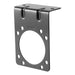 CURT 58291 Connector Mounting Bracket for 7-Way RV Blade (Black; Packaged) - Truck Part Superstore