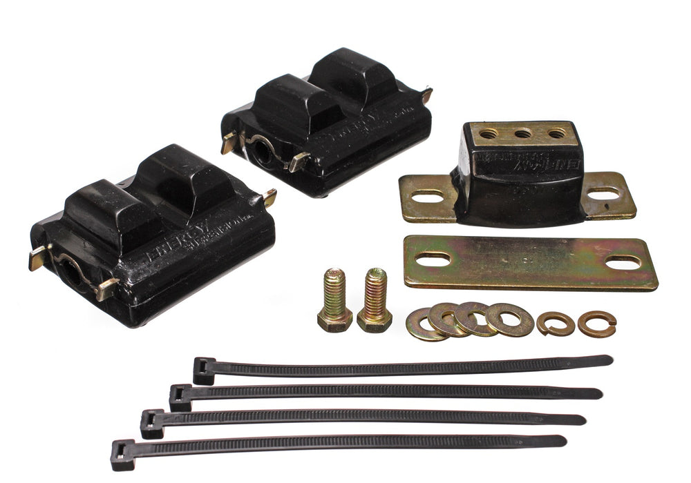 Energy Suspension 3.1130G Motor And Transmission Mount; Black; Zinc Finish; Performance Polyurethane; - Truck Part Superstore