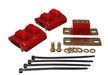 Energy Suspension 3.1130R Motor And Transmission Mount; Red; Zinc Finish; Performance Polyurethane; - Truck Part Superstore