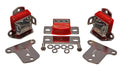 Energy Suspension 3.1133R Motor And Transmission Mount; Red; Chrome Finish; Performance Polyurethane; - Truck Part Superstore