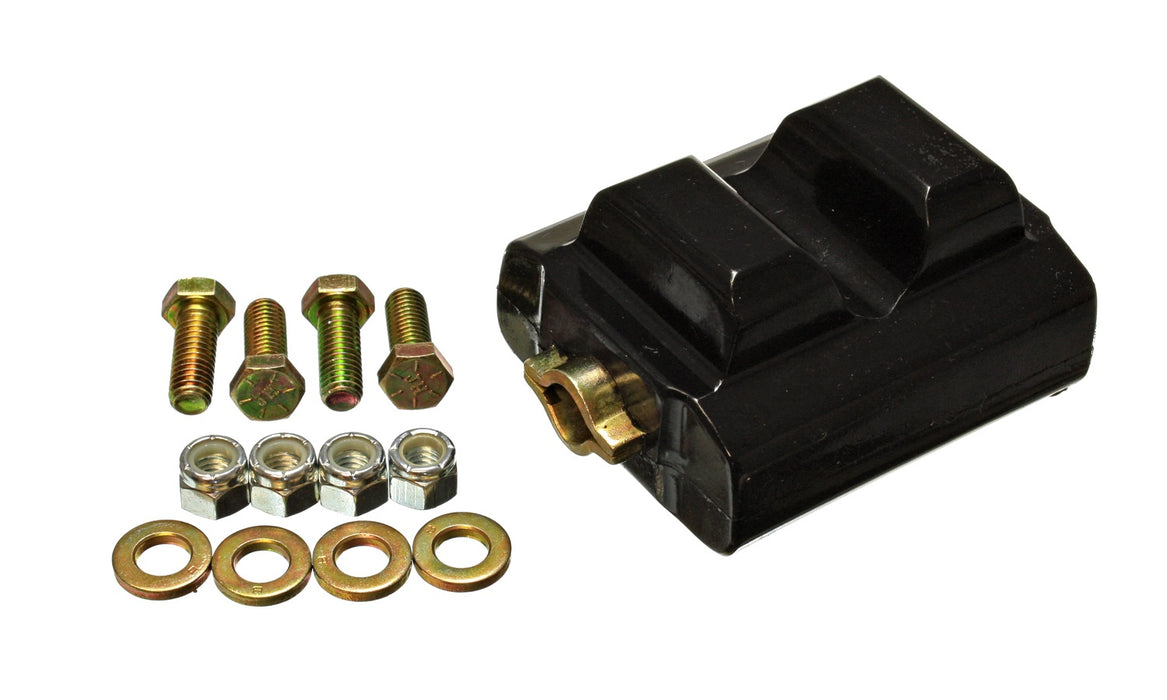 Energy Suspension 3.1151G Motor Mount; Black; Zinc; Sold Individually; Performance Polyurethane; - Truck Part Superstore