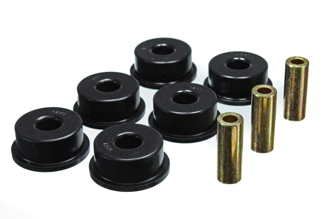 Energy Suspension 3.1153G Differential Carrier Bushing Set; Black; Rear; Performance Polyurethane; - Truck Part Superstore