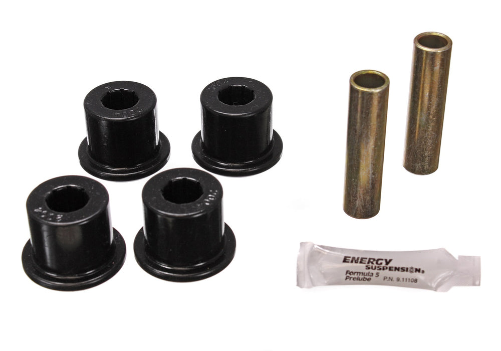 Energy Suspension 3.2125G Shackle Eye Set; Black; w/1.75 in. OD Frame Shackle; Performance Polyurethane; - Truck Part Superstore