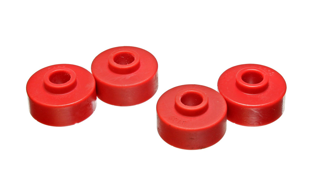 Energy Suspension 3.2140R Leaf Spring Bushing Set; Red; Rear; Spring Cushions; Performance Polyurethane; - Truck Part Superstore