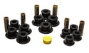 Energy Suspension 3.2141G Leaf Spring Bushing Set; Black; Rear; Performance Polyurethane; - Truck Part Superstore