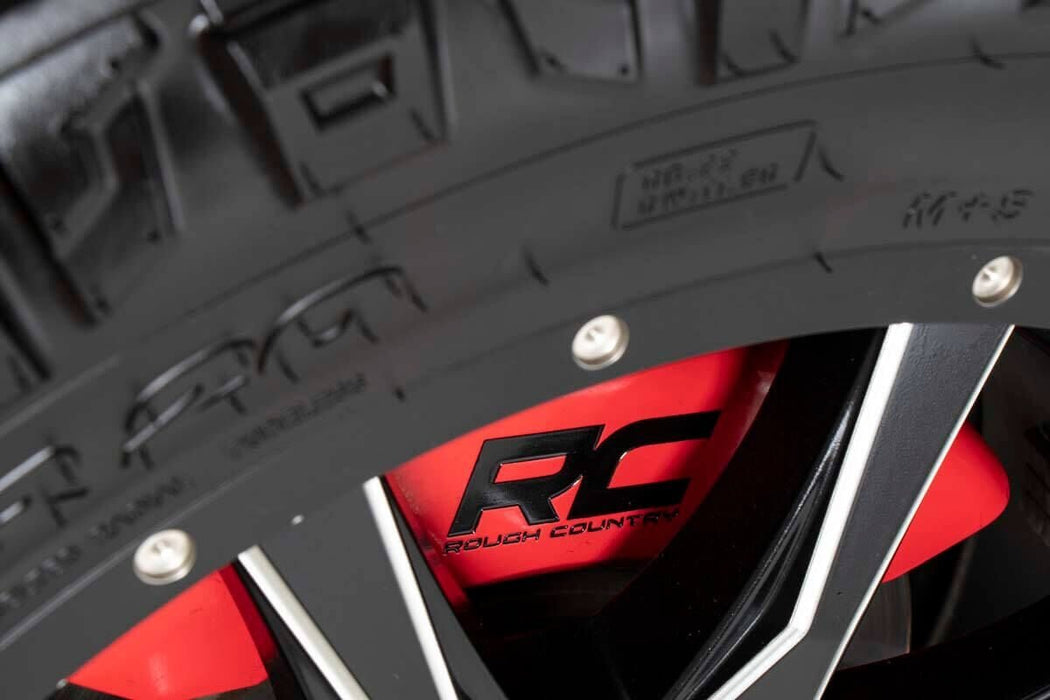 Rough Country 71120 RC Caliper Cover Red Mechanical RR Brakes 15-20 Ford F-150 2WD/4WD Rough Country - Truck Part Superstore