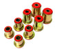 Energy Suspension 3.3105R Control Arm Bushing Set; Red; Front; 1 5/8 in. OD; Performance Polyurethane; - Truck Part Superstore
