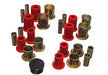 Energy Suspension 3.3106R Control Arm Bushing Set; Red; Front; Performance Polyurethane; - Truck Part Superstore