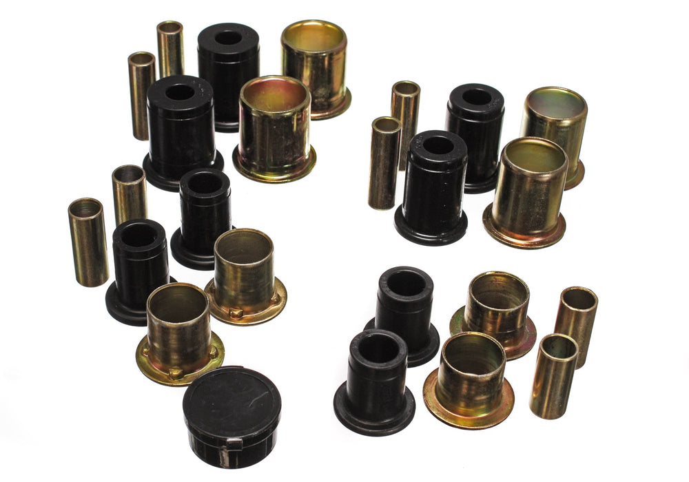 Energy Suspension 3.3106G Control Arm Bushing Set; Black; Front; Performance Polyurethane; - Truck Part Superstore