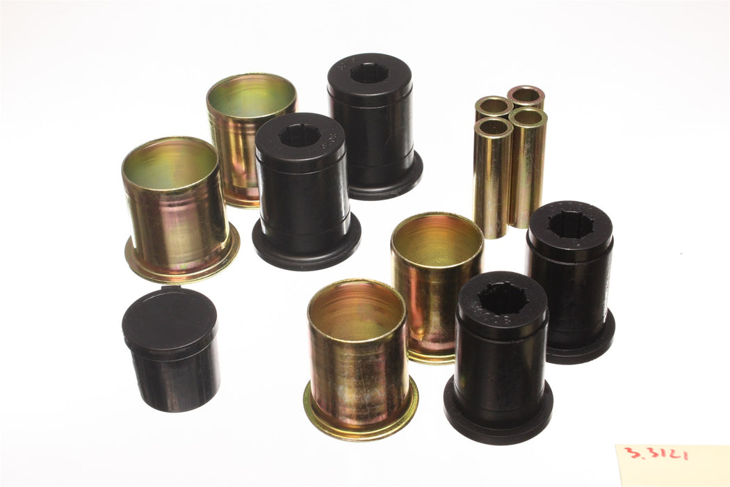 Energy Suspension 3.3121G Control Arm Bushing Set; Black; Front Lower; Performance Polyurethane; - Truck Part Superstore