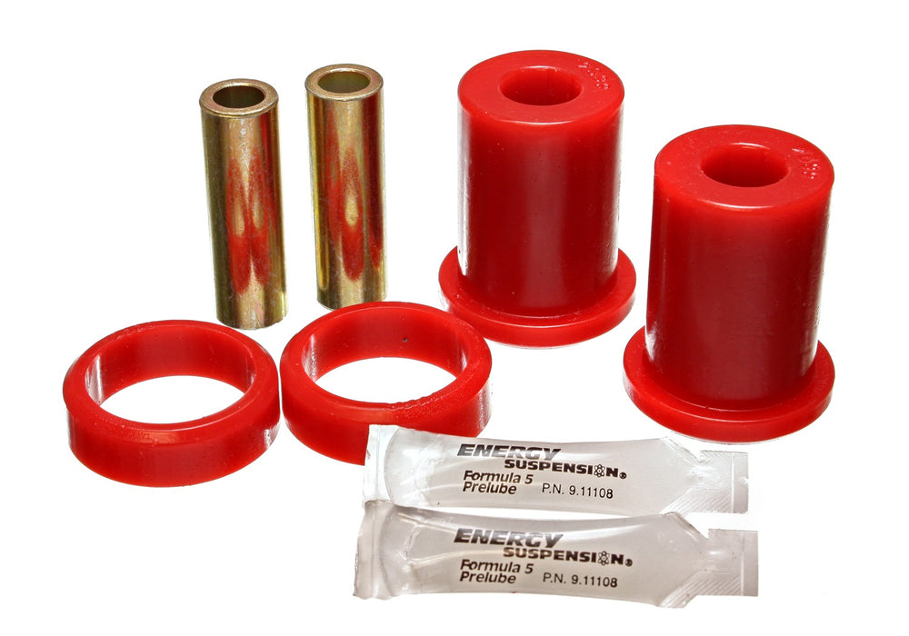 Energy Suspension 3.3187R Control Arm Bushing Set; Red; Front; Performance Polyurethane; - Truck Part Superstore