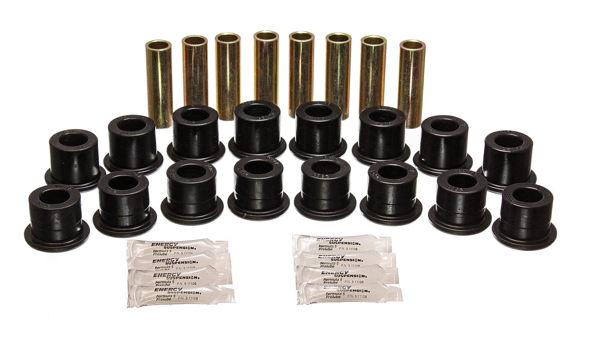 Energy Suspension 3.3189G Control Arm Bushing Set; Black; Front Or Rear; Performance Polyurethane; - Truck Part Superstore
