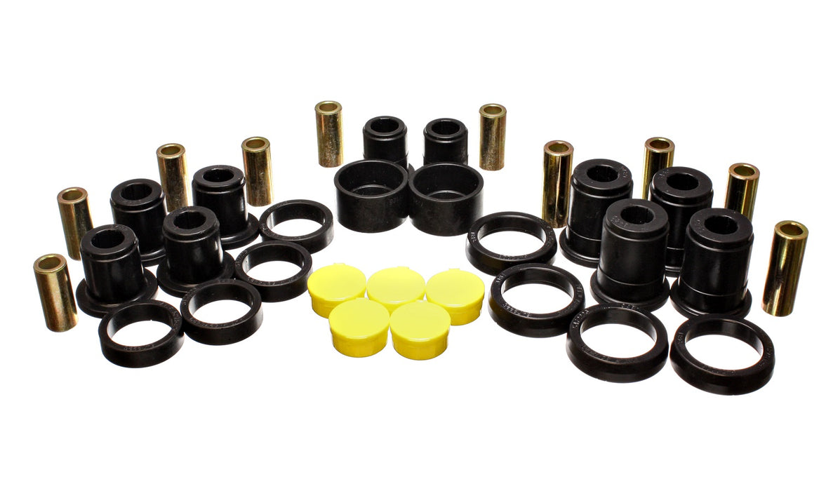 Energy Suspension 3.3194G Control Arm Bushing Set; Black; Rear; Performance Polyurethane; - Truck Part Superstore