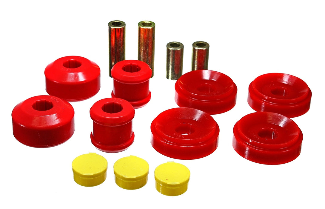 Energy Suspension 3.3195R Control Arm Bushing Set; Red; Front; Performance Polyurethane; - Truck Part Superstore