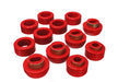 Energy Suspension 3.4130R Body Cab Mount Set; Red; Performance Polyurethane; - Truck Part Superstore
