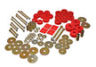 Energy Suspension 3.4149R Body Mount Set; Red; Performance Polyurethane; - Truck Part Superstore