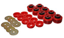 Energy Suspension 3.4150R Body Cab Mount Set; Red; Performance Polyurethane; - Truck Part Superstore
