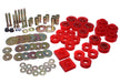 Energy Suspension 3.4161R Body Mount Set; Red; Performance Polyurethane: Incl Hardware; - Truck Part Superstore