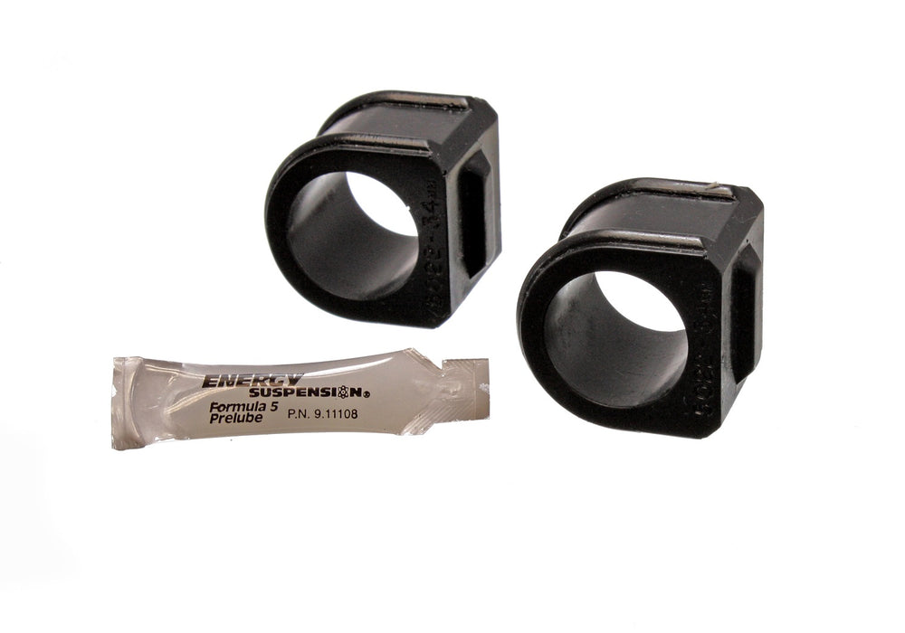 Energy Suspension 3.5131G Sway Bar Bushing Set; Black; Front; Bar Dia. 34mm; Performance Polyurethane; - Truck Part Superstore