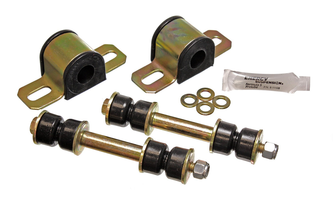 Energy Suspension 3.5145G Sway Bar Bushing Set; Black; Rear; Bar Dia. 21mm; Performance Polyurethane; - Truck Part Superstore