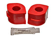 Energy Suspension 3.5196R Sway Bar Bushing Set; Red; Front; Bar Dia. 26mm; Performance Polyurethane; - Truck Part Superstore