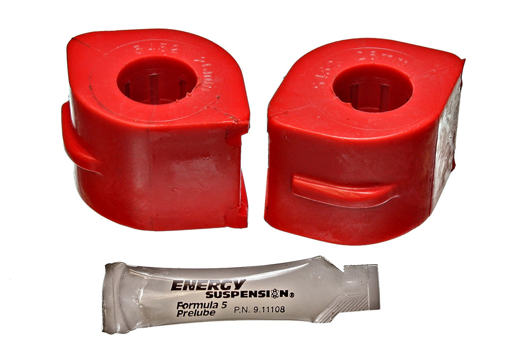 Energy Suspension 3.5196R Sway Bar Bushing Set; Red; Front; Bar Dia. 26mm; Performance Polyurethane; - Truck Part Superstore