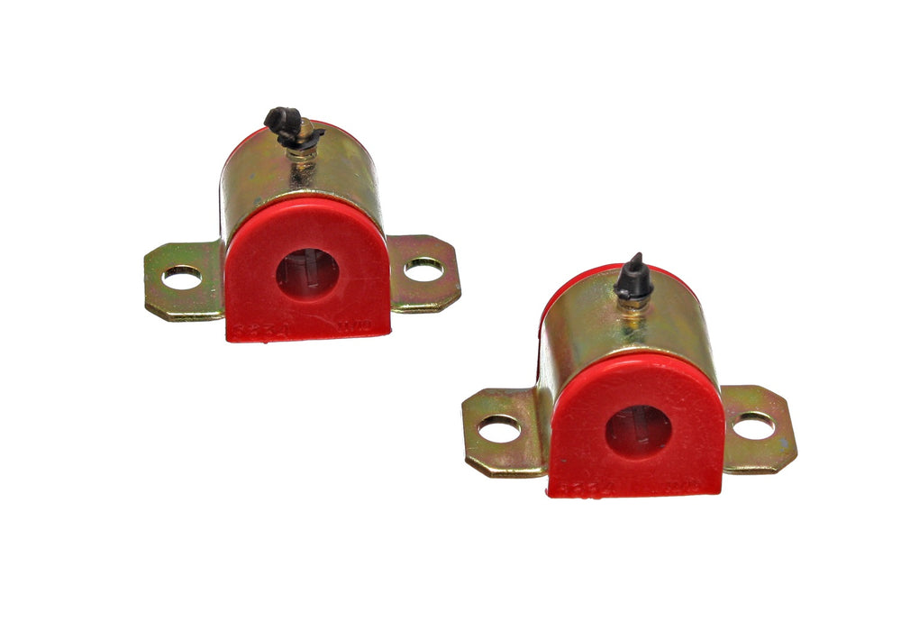 Energy Suspension 3.5202R Sway Bar Bushing Set; Red; Front; Bar Dia. 11/16 in.; Performance Polyurethane; - Truck Part Superstore