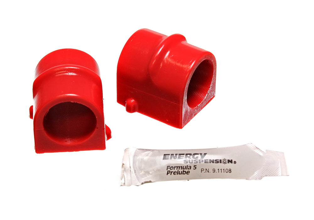 Energy Suspension 3.5210R Sway Bar Bushing Set; Red; Front; Bar Dia. 28mm; Performance Polyurethane; - Truck Part Superstore