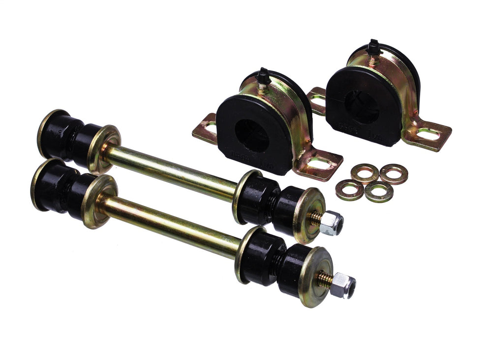 Energy Suspension 3.5222G Sway Bar Bushing Set; Black; Front; 28mm; - Truck Part Superstore
