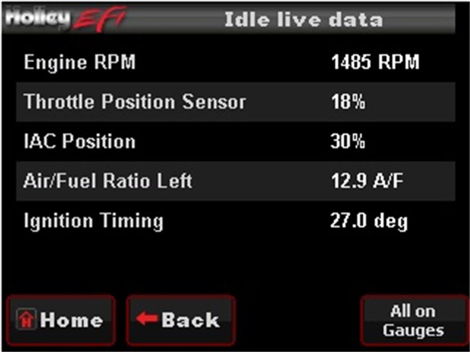 Holley EFI 553-108 LCD Touchscreen Upgrade - Truck Part Superstore