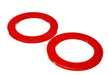 Energy Suspension 3.6116R Coil Spring Isolator Set; Red; Front Upper; 5.670 ID; 3.960 Length; .275 Thick; - Truck Part Superstore