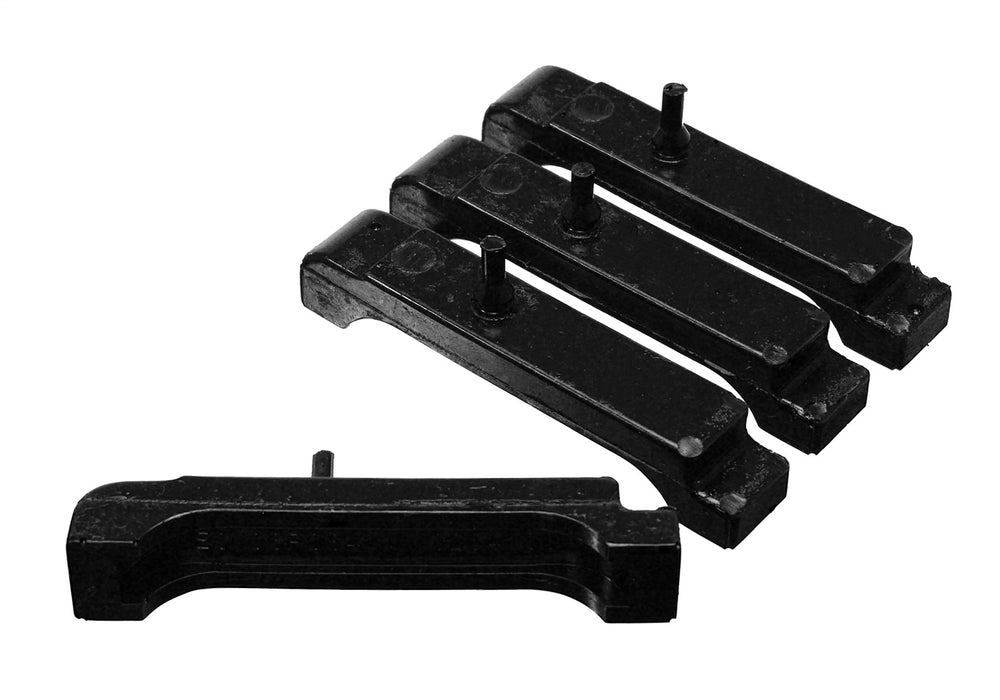 Energy Suspension 3.6118G Radiator Isolator Pad Set; Black; Big Block 4 Row; - Truck Part Superstore