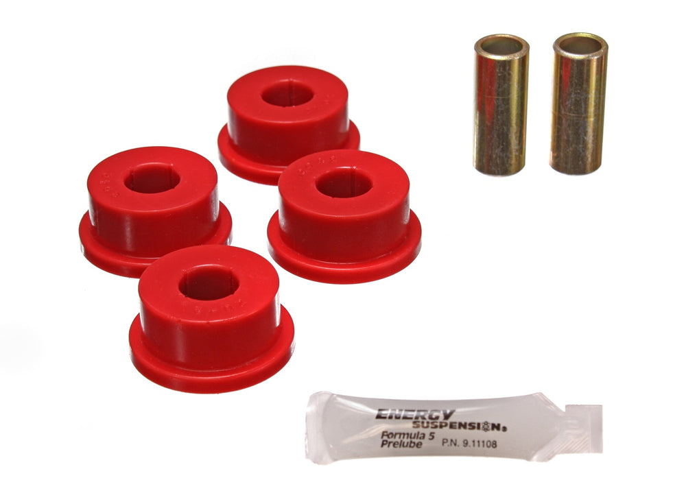 Energy Suspension 3.7106R Track Arm Bushing Set; Red; Rear; Performance Polyurethane; - Truck Part Superstore