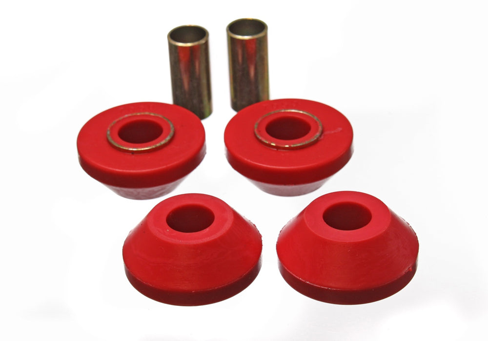 Energy Suspension 3.7109R Strut Rod Bushing Set; Red; Front; Performance Polyurethane; - Truck Part Superstore