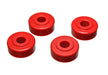 Energy Suspension 3.7114R Strut Rod Bushing Set; Red; Front; Performance Polyurethane; - Truck Part Superstore
