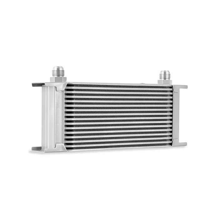 Mishimoto MMOC-16SL Universal 16-Row Oil Cooler, Silver - Truck Part Superstore