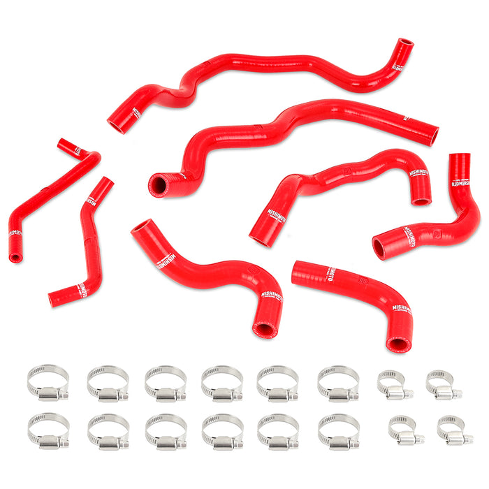 Mishimoto MMHOSE-Q50-16ANCRD Silicone Intercooler Coolant Hose Kit, fits Infiniti Q50/Q60 3.0T 2016+, Red - Truck Part Superstore