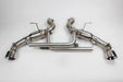 Mishimoto MMEXH-CAM8-16ADTPP Dual Tip Pro Axleback Exhaust, fits Chevrolet Camaro SS 2016+ - Truck Part Superstore