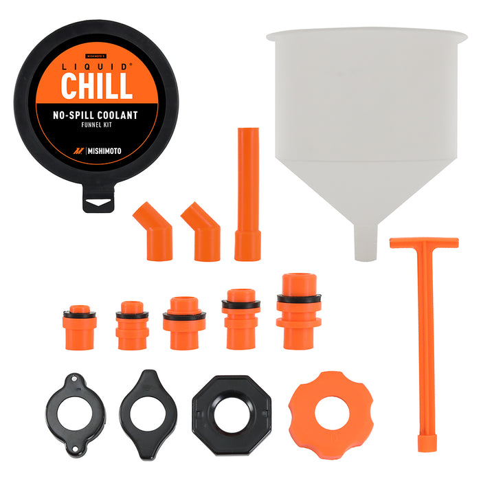 Mishimoto MMTL-NSF-15 No-Spill Coolant Funnel Kit, 15 Piece - Truck Part Superstore