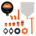 Mishimoto MMTL-NSF-15 No-Spill Coolant Funnel Kit, 15 Piece - Truck Part Superstore
