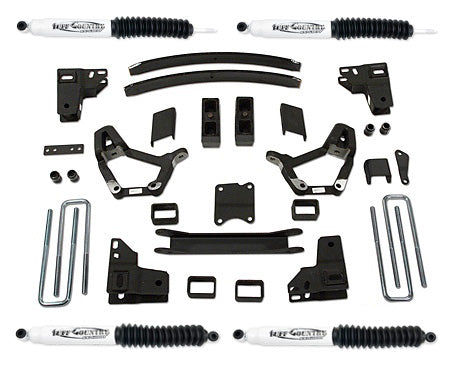 Tuff Country 54800KH 4 Inch Lift Kit 86-95 Toyota Truck 86-89 Toyota 4Runner w/ SX6000 Shocks Fits Models with 2.5 Inch wide Rear u-bolts Tuff Country - Truck Part Superstore