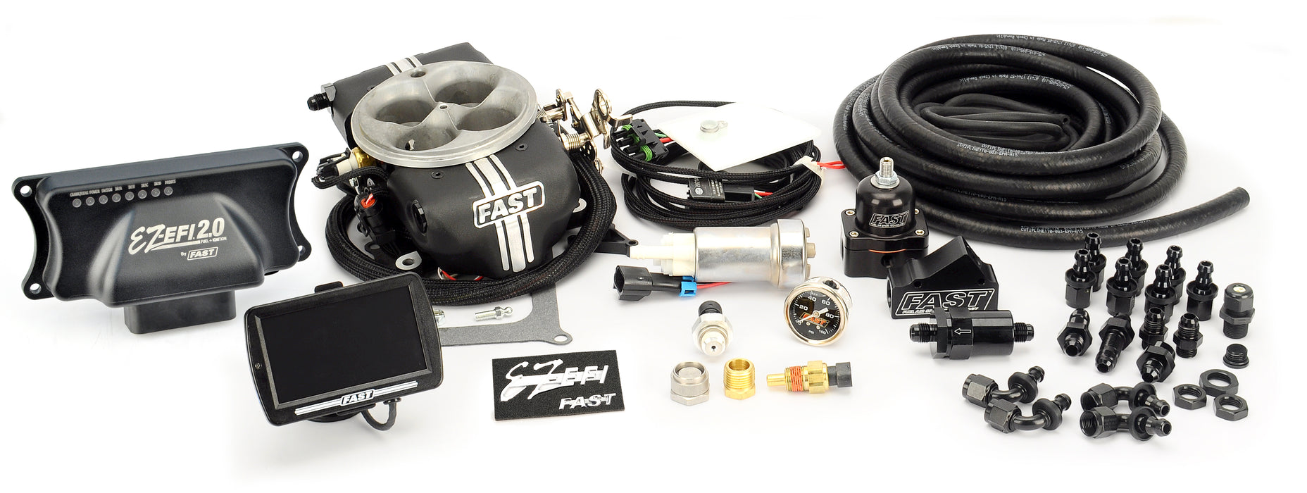 FAST 30401-KIT EZ 2.0 Base Kit with Touchscreen, Throttle Body and In-Tank Pump Kit - Truck Part Superstore