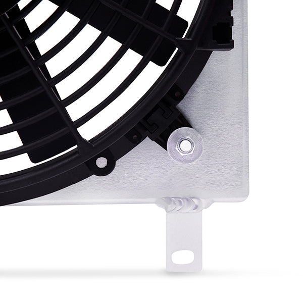 Mishimoto MMFS-MIA-90 Performance Aluminum Fan Shroud Kit, fits Mazda Miata 1990-1997, Polished - Truck Part Superstore