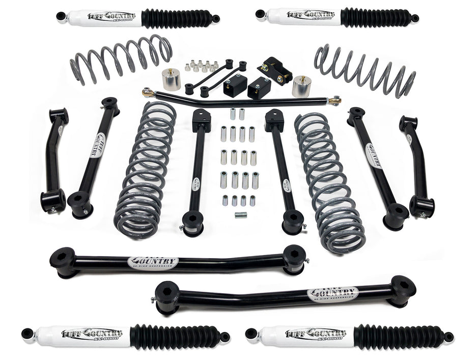Tuff Country 44100KN 4 Inch Lift Kit 18-19 Jeep Wrangler JLU 4 Door Models Only w/ SX8000 Shocks Tuff Country - Truck Part Superstore