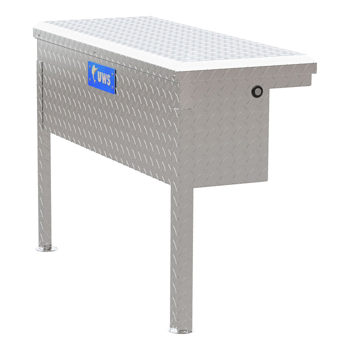 UWS TBSM-36-LP Bright Aluminum 36in. Truck Side Tool Box with Low Profile (LTL Shipping Only) - Truck Part Superstore